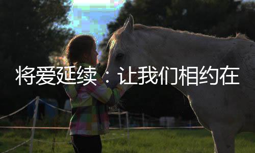 将爱延续：让我们相约在一起